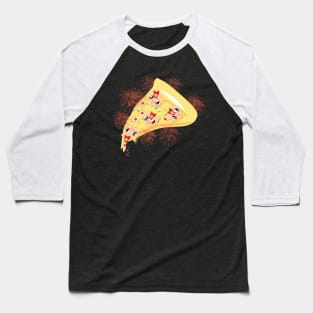 hot pizza slice Baseball T-Shirt